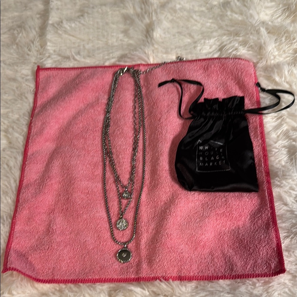 White House Black Market Silver Necklace